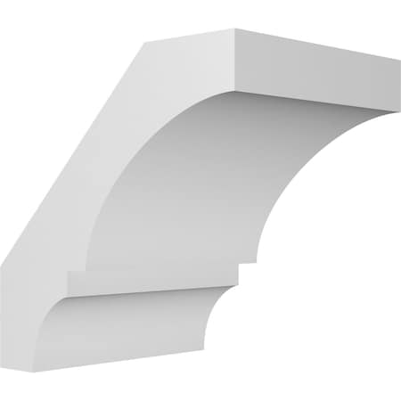Ekena Millwork 5-in. W x 6-in. D x 6-in. H Balboa Architectural Grade PVC Knee Brace BRCP05X06X06BOA